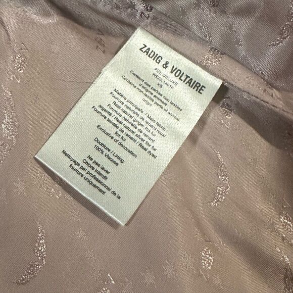 Zadig & Voltaire Bolero Fee Deluxe Gilet Fox Fur Vest Size XS - Picture 13 of 14